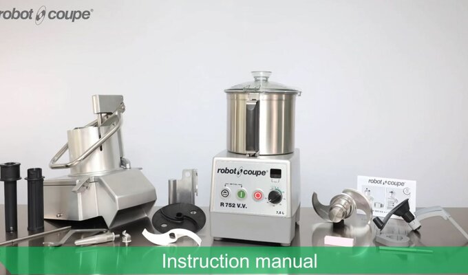 R 752 V.V. Food Processors : Cutter and Vegetable slicer - Robot Coupe